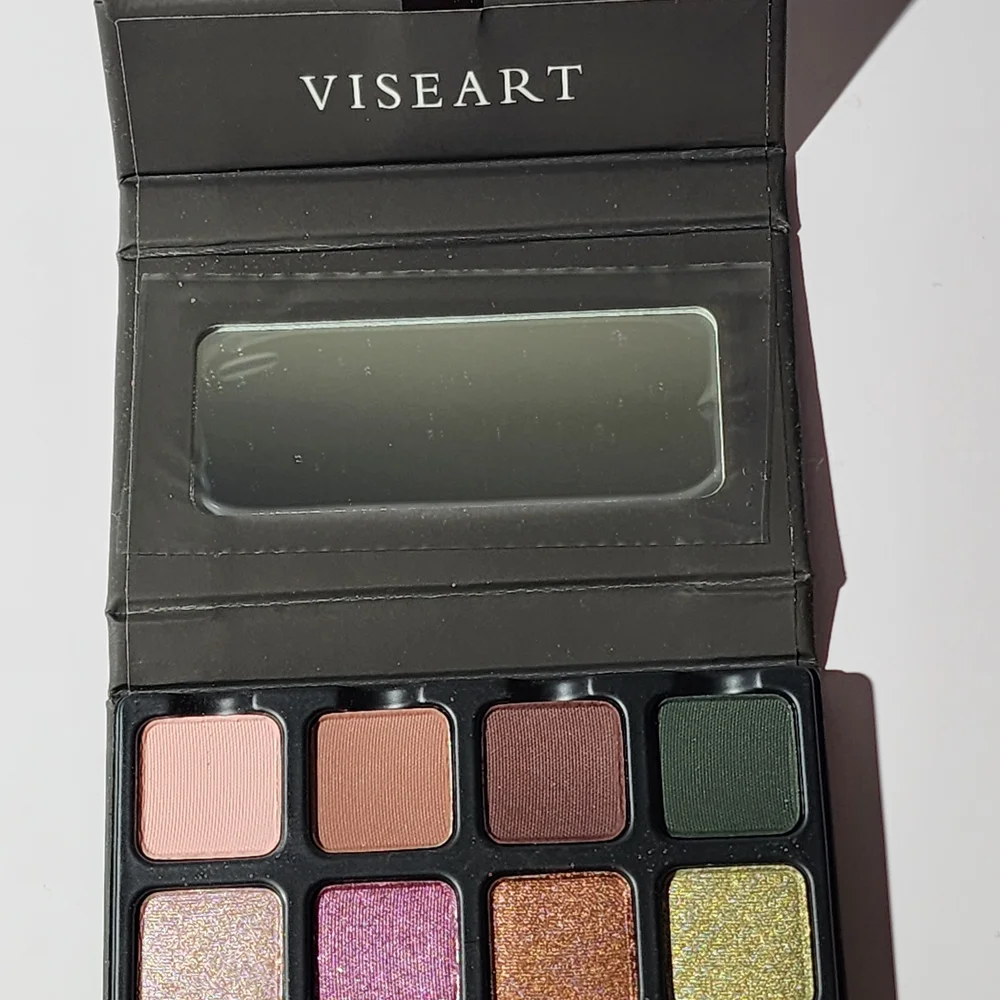Viseart Glam Eyeshadow Palette - Pink, Brown, Green